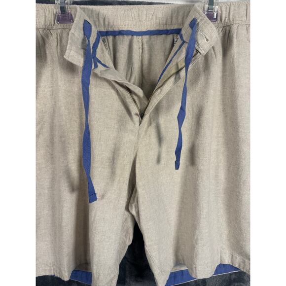 NWT Tommy Bahama Linen In Paradise Stretch Shorts Size XXXL Natural Linen - Picture 7 of 8